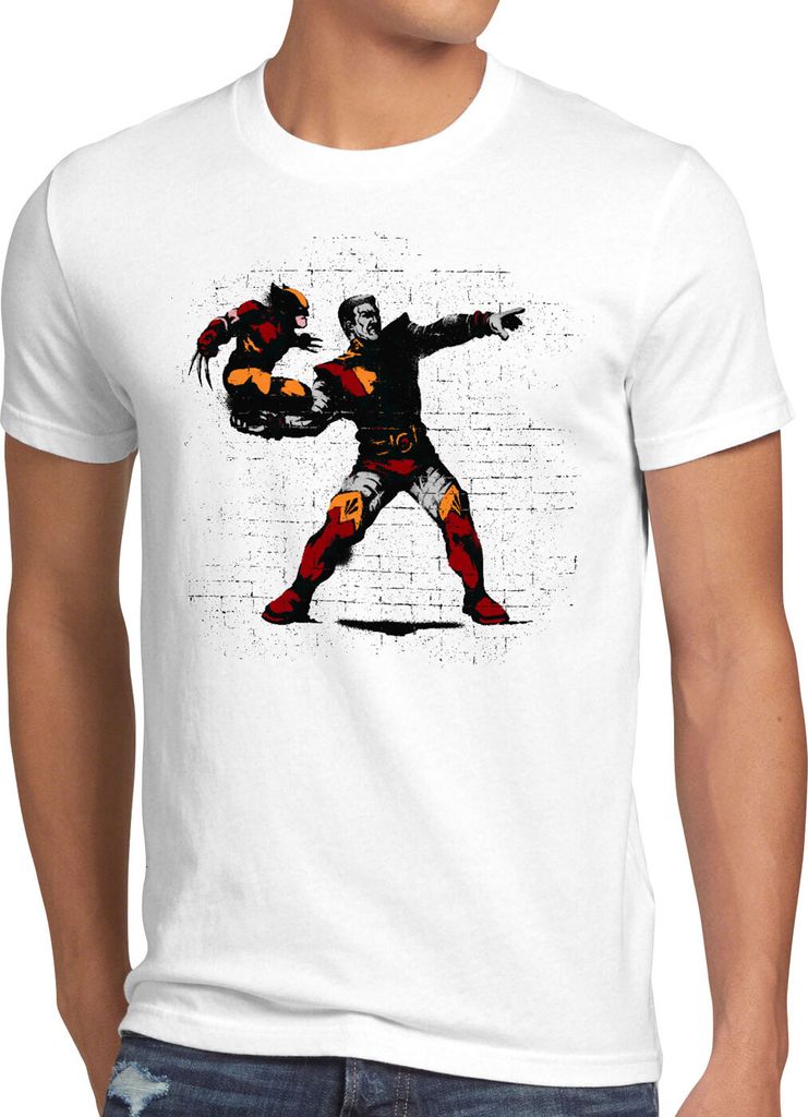 A.N.T. Wolverine Pitch Herren T-Shirt comic banksy kino mutant
