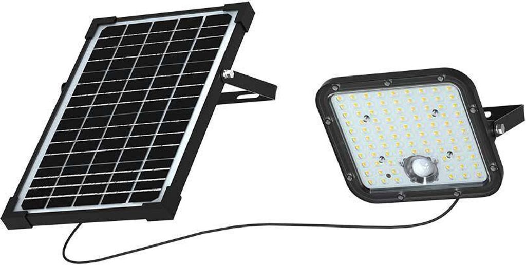 V-TAC VT-432-B 10311 LED floodlight, Solar panel 30 W Cool Immagine del prodotto 