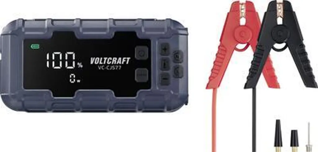 Voltcraft VC-16533725: Avviatore Rapido e Power Bank per Camping e Viaggi