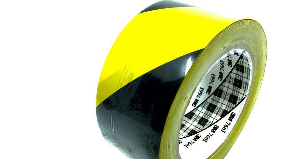PVC Warnband Markierungsband Gelb Schwarz 50mm x 33m 
