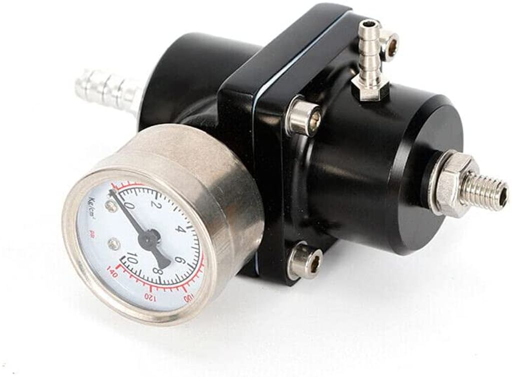Univerzální eloxovaný regulátor tlaku paliva 0-140PSI Obrázek produktu 