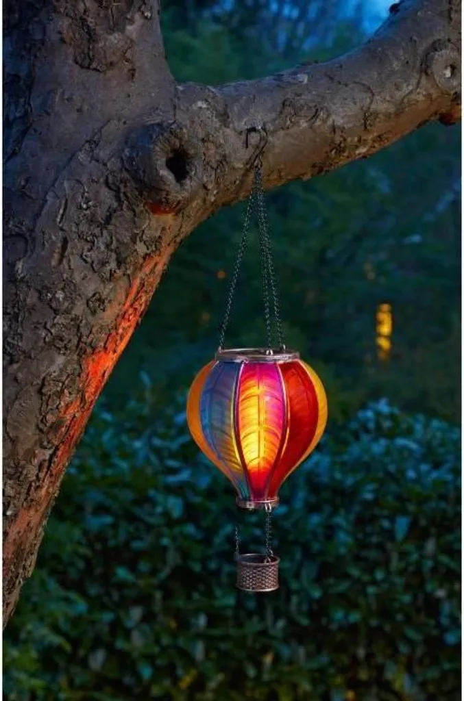 Lanterna Solare Arc-en-Ciel CoolFlame 45cm - Effetto Fiamma Reale