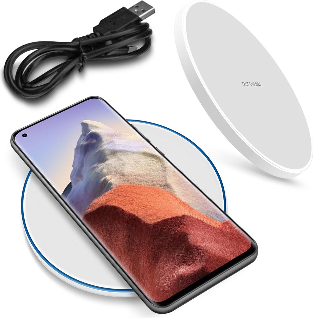 Ladegerät Induktion für Xiaomi Mi 11 Ultra 10 Pro Für QI Wireless Charger 15W