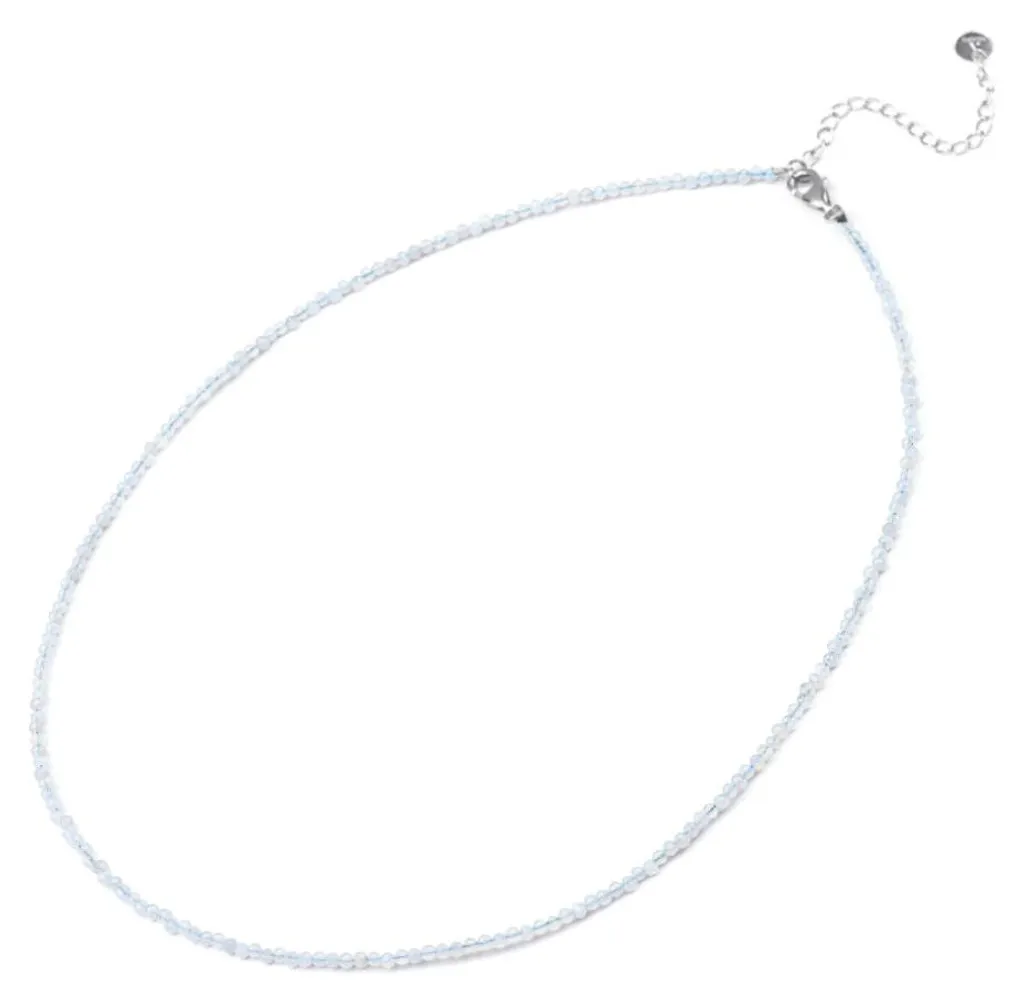 Collier calcédoine naturelle POL-N17/47L : fini les bijoux ternes
