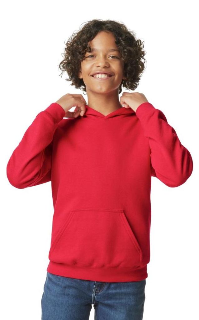 Gildan - "Softstyle" Kapuzenpullover Mittelschwer für Kinder FK3332 (M) (Rot)