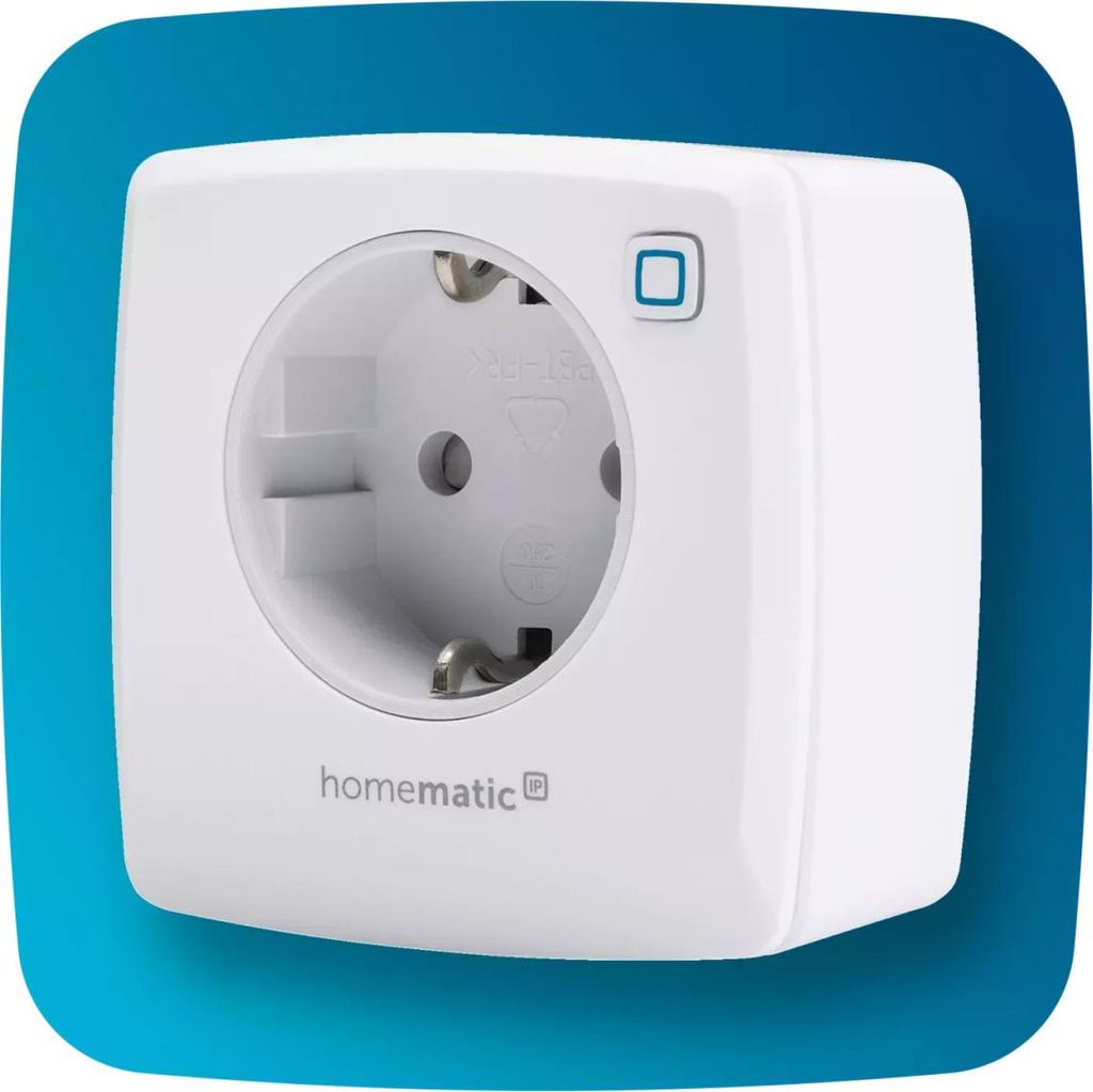 Homematic IP HMIP-PSM-2 presa intelligente 3680 W Bianco Immagine del prodotto 