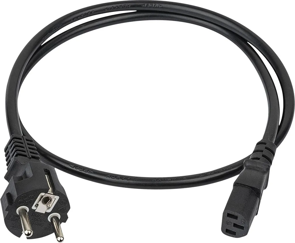 Rallonge électrique 10m pour matériel de scène Schuko vers IEC C13