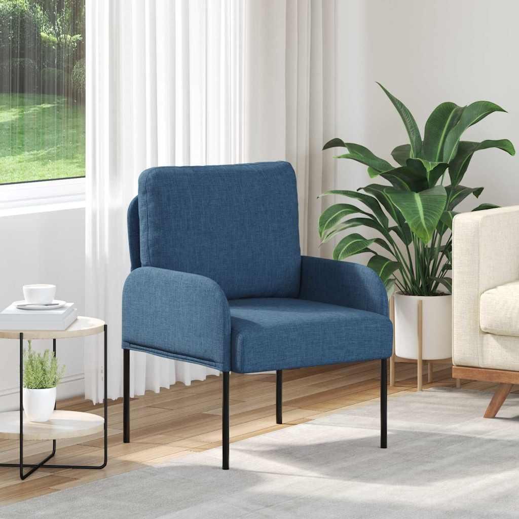 CLOIRS@ Sofas mit Kissen - Couch Wohnzimmer - moderne-desgin - 55cm Blau Sperrholz