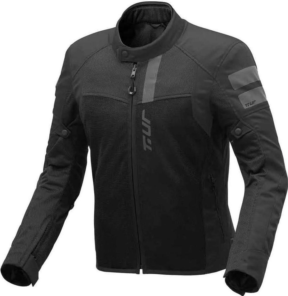T.UR Elba Schwarze Sommerjacke mit europäischer Zulassung größe XXL