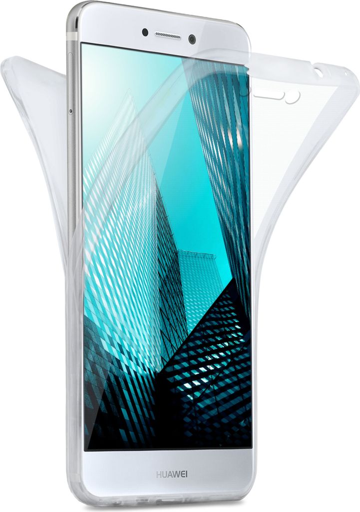 DOUBLE-Case für Huawei P8 Lite (2017), Farbe:Crystal