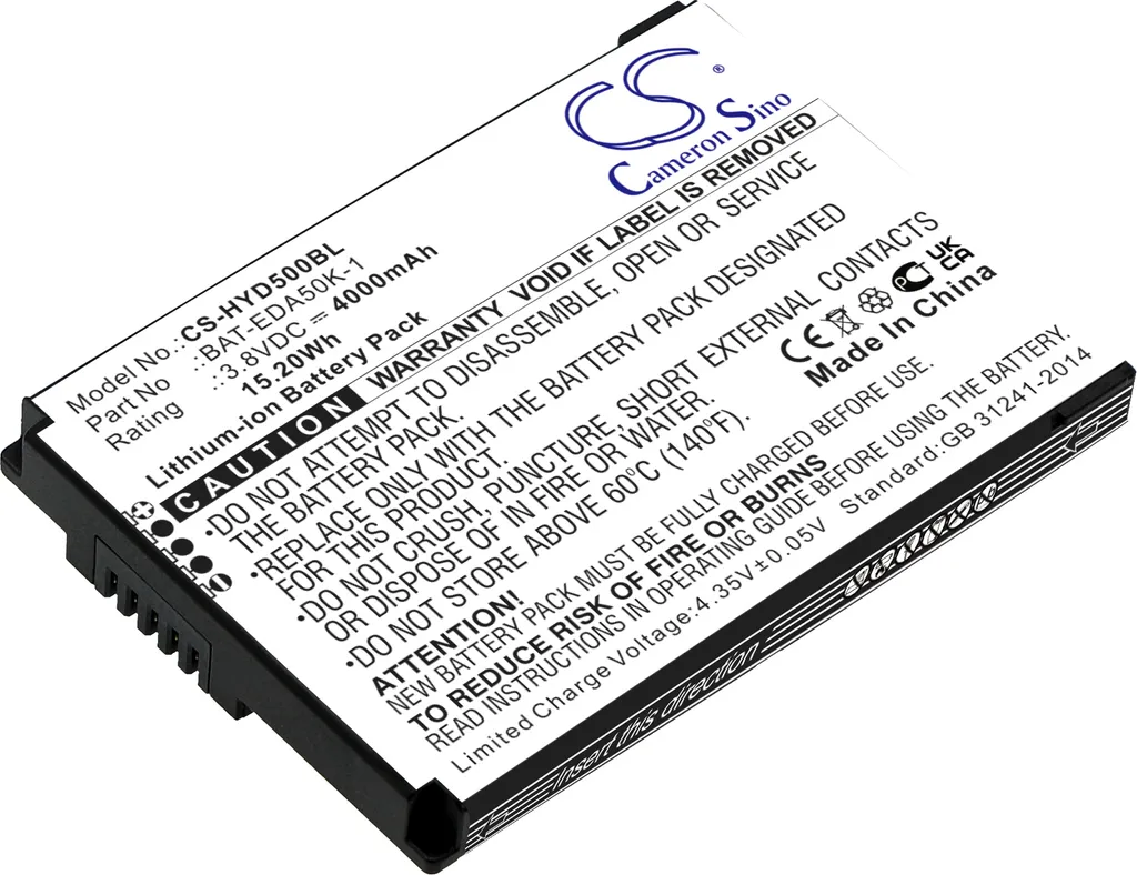 Batterie TECHTEK pour Honeywell EDA50K EDA51K ScanPal 50 BAT-EDA50K-1