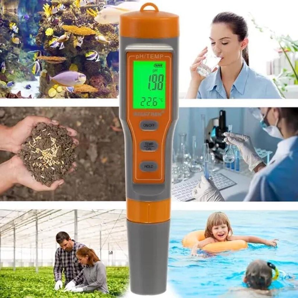 Cyfrowy miernik jakości wody z wyświetlaczem LCD 4w1 Zdjęcie produktu 