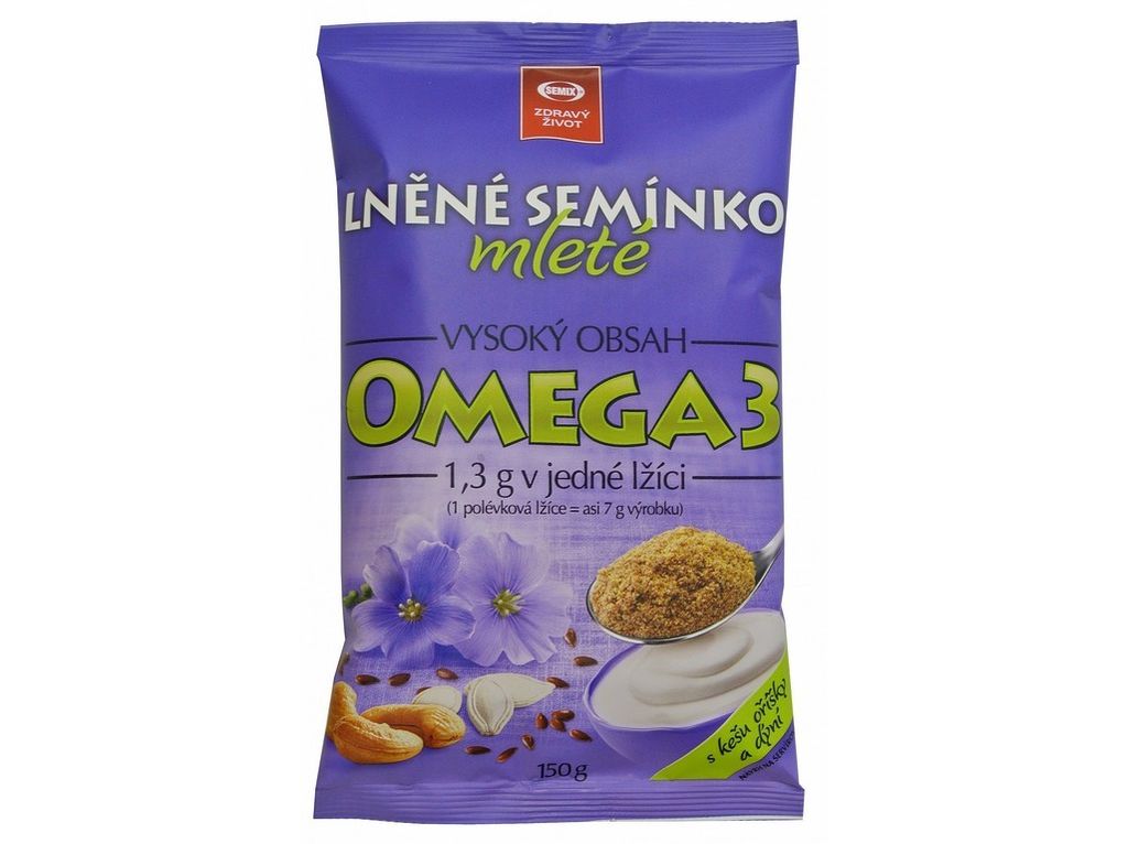 Lněné semínko mleté s kešu a dýní 150 g SEMIX Obrázek produktu 