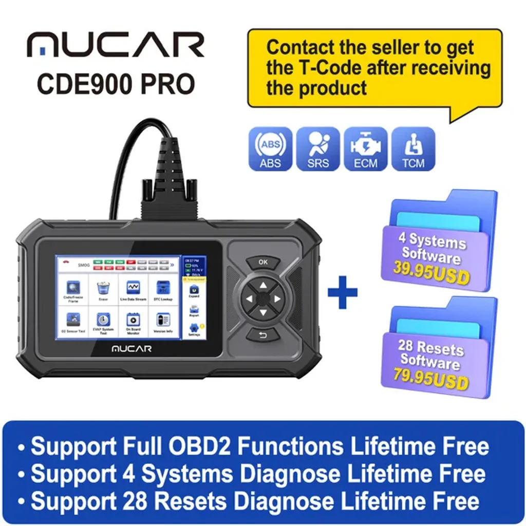 Lecteur de code CDE900 PRO Valise de diagnostic auto multimarque OBDII