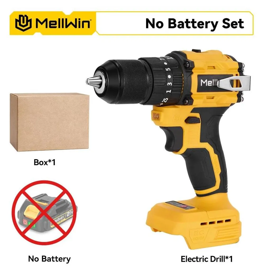 Perceuse à percussion sans balais efficace pour travaux difficiles 3 modes - 2