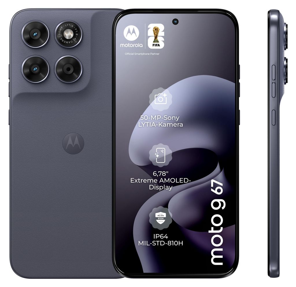 Motorola moto g67 , 17,3 cm (6.8"), 4 GB, 128 GB, 50 MP, Produktbild 