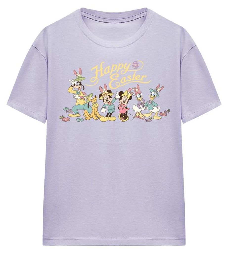 Mickey Mouse & Friends - T-Shirt für Damen, Ostern TV34824 (S) (Lavendel)