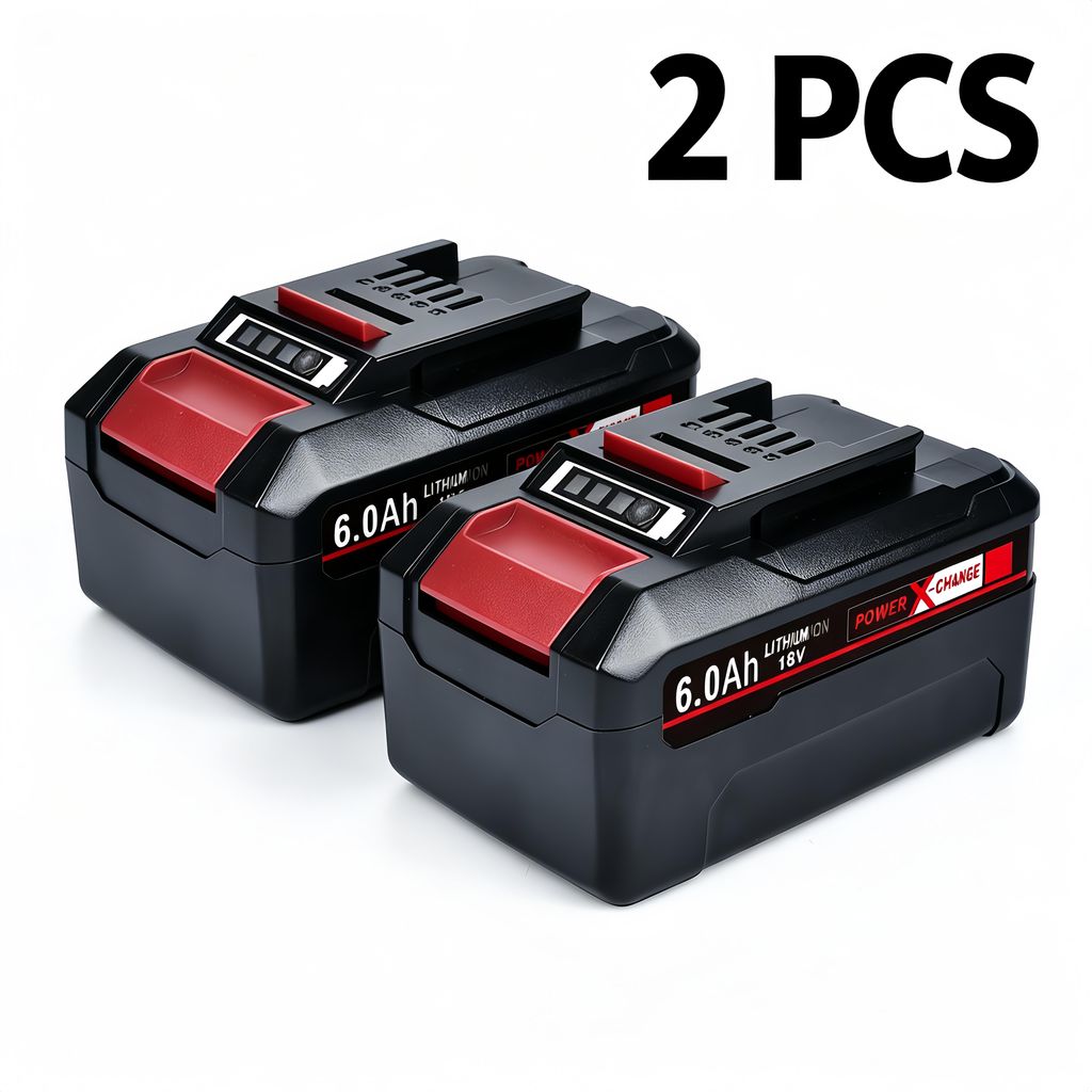 2× Batteria di ricambio Einhell 18V 6,0 Ah Li-Ion, Immagine del prodotto 