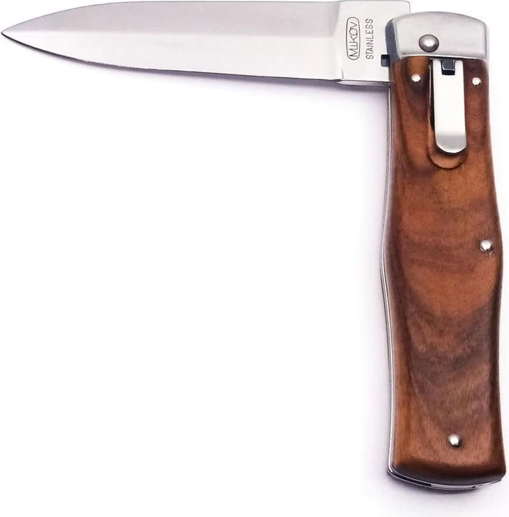 Mikov Predator 241-ND-1/KP Couteau Automatique en Acier Inox et Bois