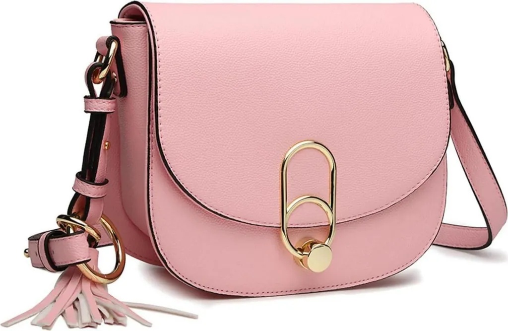 Miss Lulu EH2257 BK, Pochette da Donna per Festa di Nozze, Nero, M