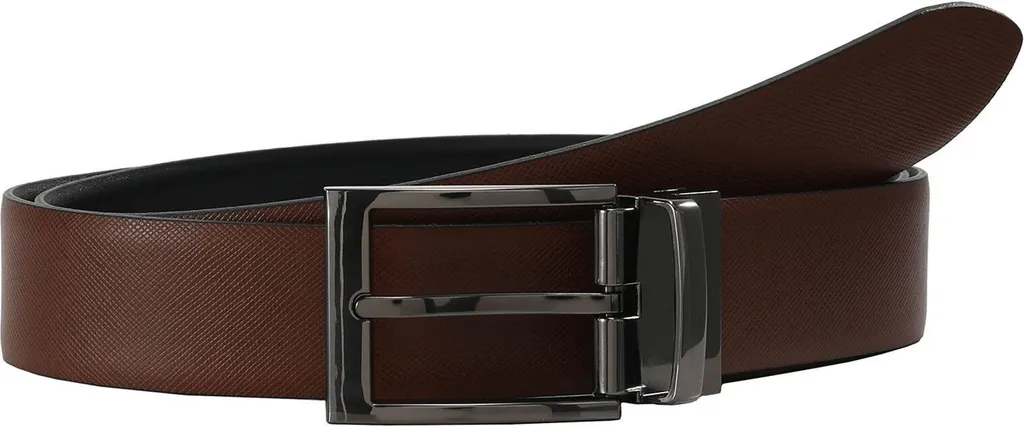 LLOYD W95 Cintura Reversibile 2 in 1 Vera Pelle Marrone Nero Uomo