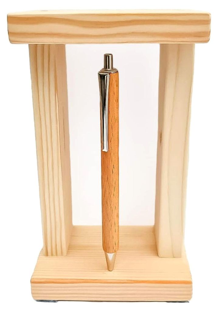 Schwebestift - Zauberständer - Stiftständer - schwebender Kugelschreiber - Holzbausatz - Werkset - Bastelset