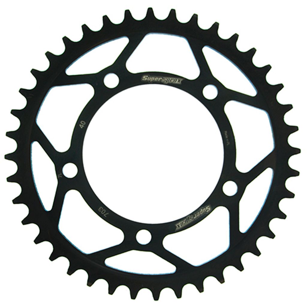 Supersprox Kettenrad 520 LK 120,0mm Ø 100mm 40Z 5-Loch Stahl schwarz