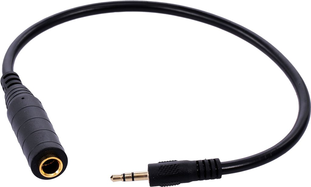 3,5 mm bis 6,5 mm Audio-Adapterkabel 3,5 mm Stecker auf Produktbild 
