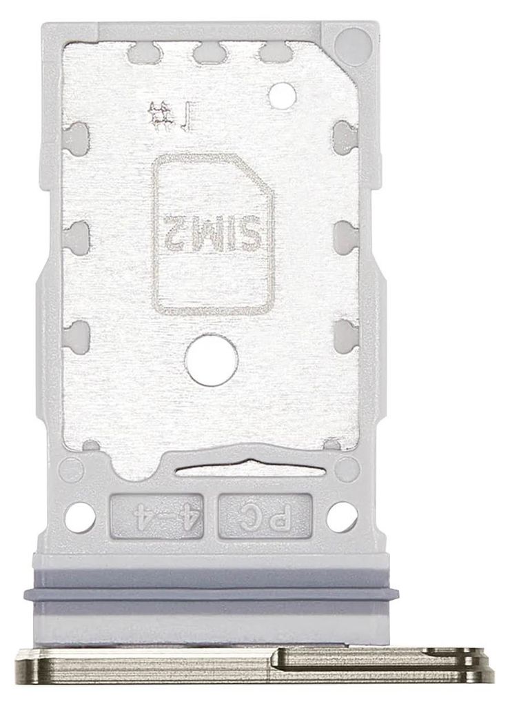 Samsung, Dual Nano SIM Kartenhalter Ersatz für Samsung Galaxy S23 Ultra, Beige