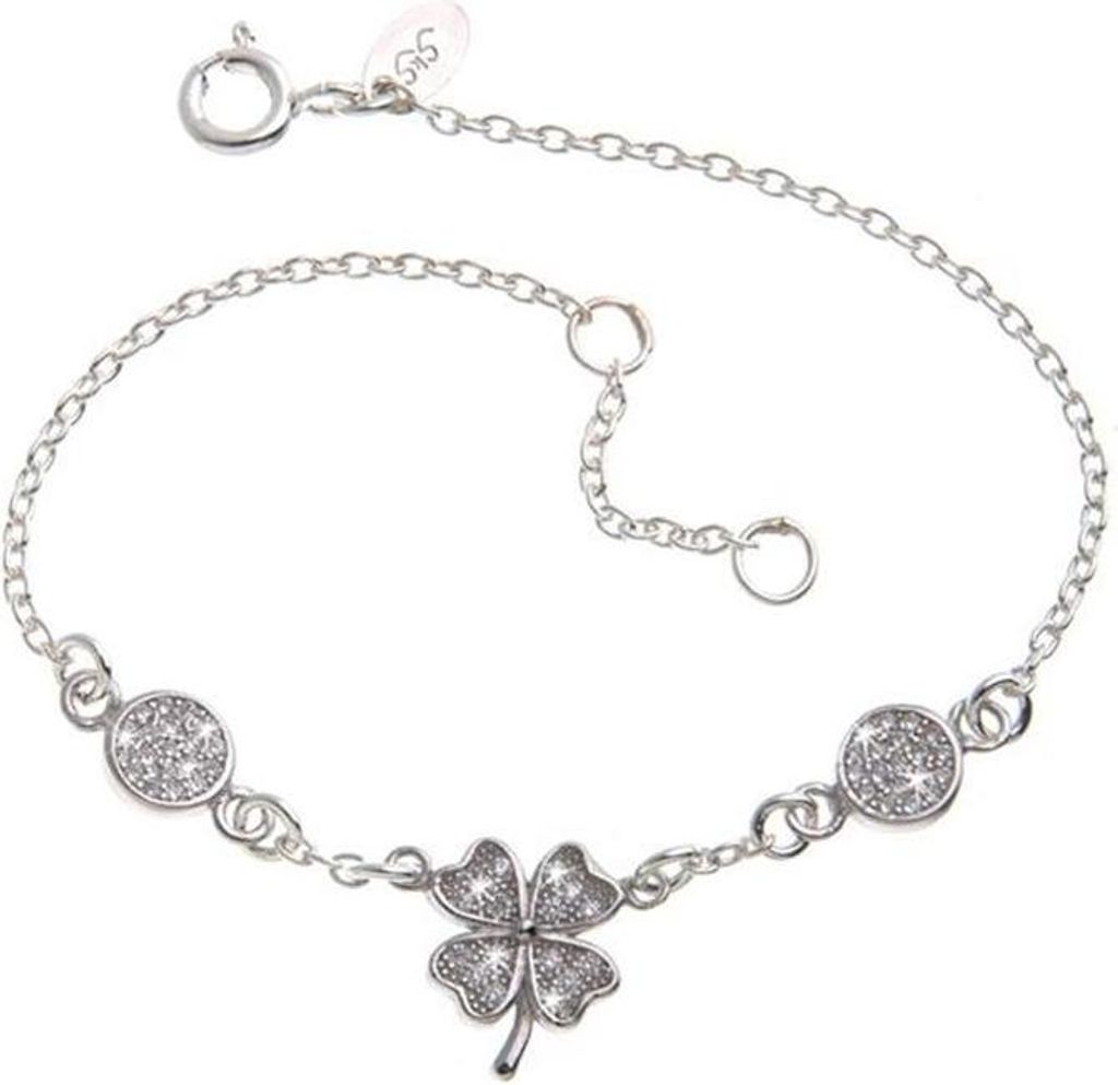 SILBERKETTEN STORE Fashion Line Armband Felicita 1 - 925 Silber, Länge wählbar - 21cm