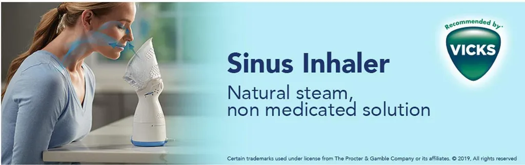 Inhalateur sinusal VH200 : Solution efficace contre le nez bouché et sinus - 5