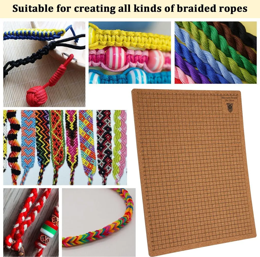 Planche à macramé pour tissage de suspensions et bijoux DIY - 2