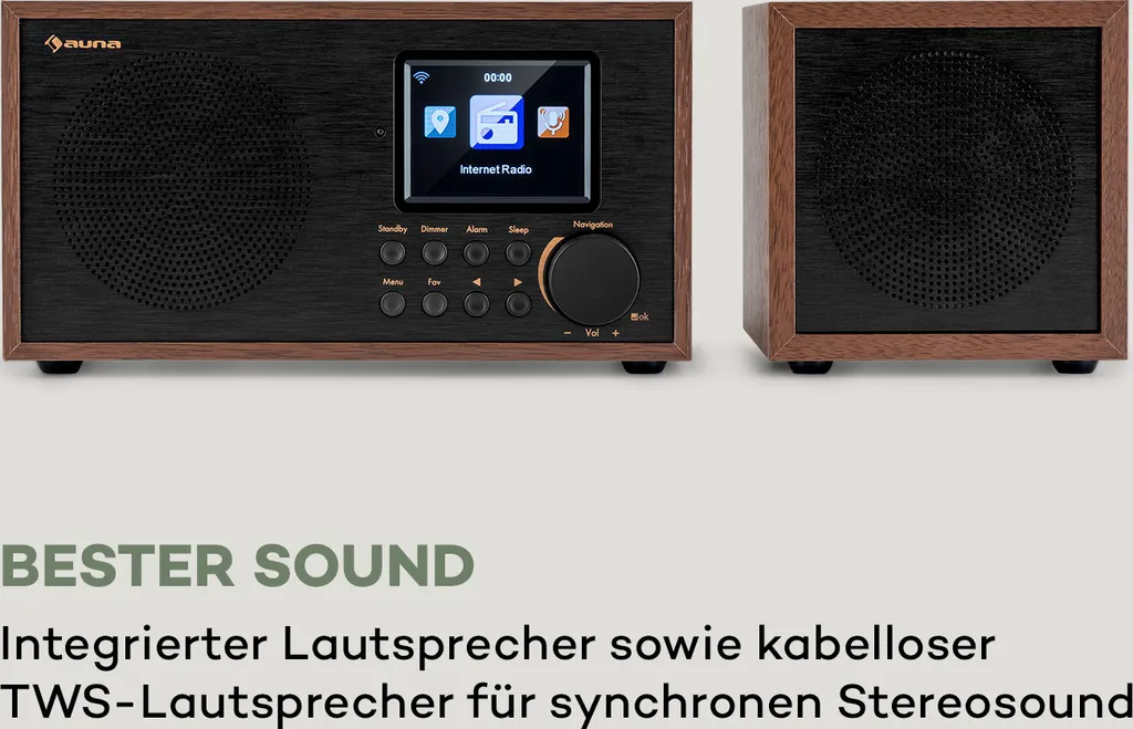 Radio Numérique DAB+ sans Interférences - Bluetooth et Batterie Incluse - 3
