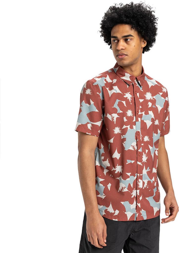 Quiksilver Handtman Kurzarmhemd Orange XS Mann Orange XS