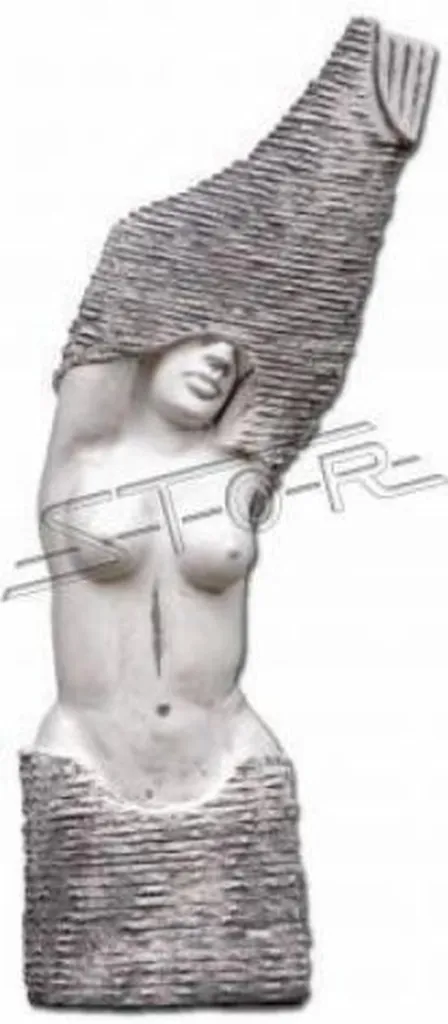 Sculpture Abstraite 73cm Figurine de Décoration Grand Format Design Art