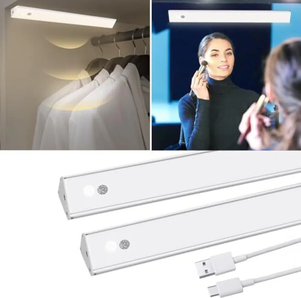 Barra LED HOTUT 30cm con Sensore Infrarossi - Luce Armadio Dimmerabile