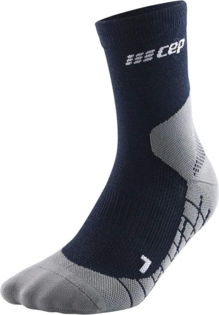 CEP light merino socks, hiking, mid cut, v3, women blue III