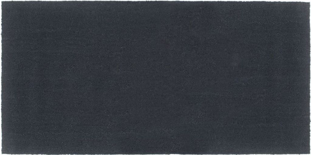 Design Fußmatte Dunkelgrau 100x200 cm Kokosfaser Getuftet, Fußmatten 2024