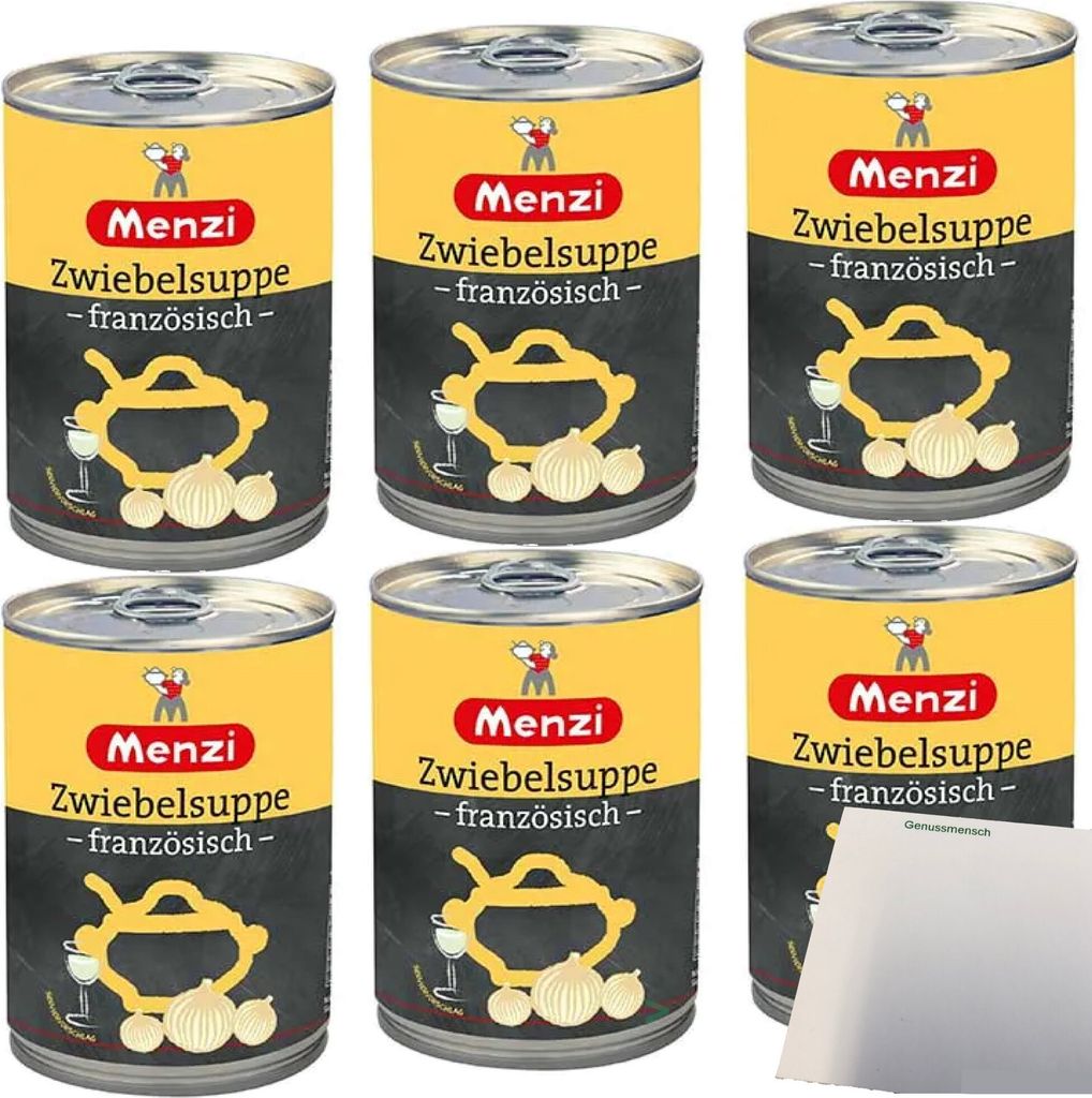 Menzi Zwiebelsuppe Französische 6er Pack (6x400ml Dose) + Produktbild 