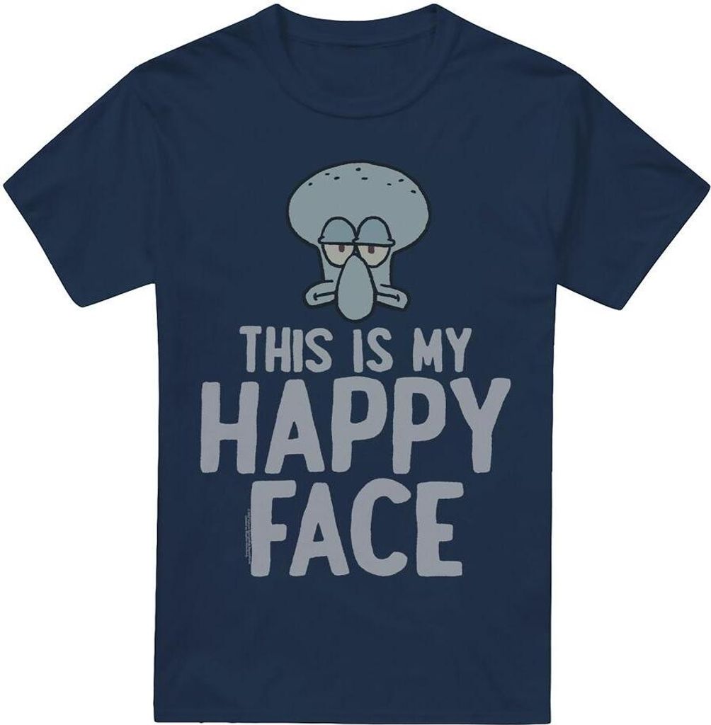 SpongeBob SquarePants - T-Shirt für Herren TV6794 (4XL) (Marineblau)