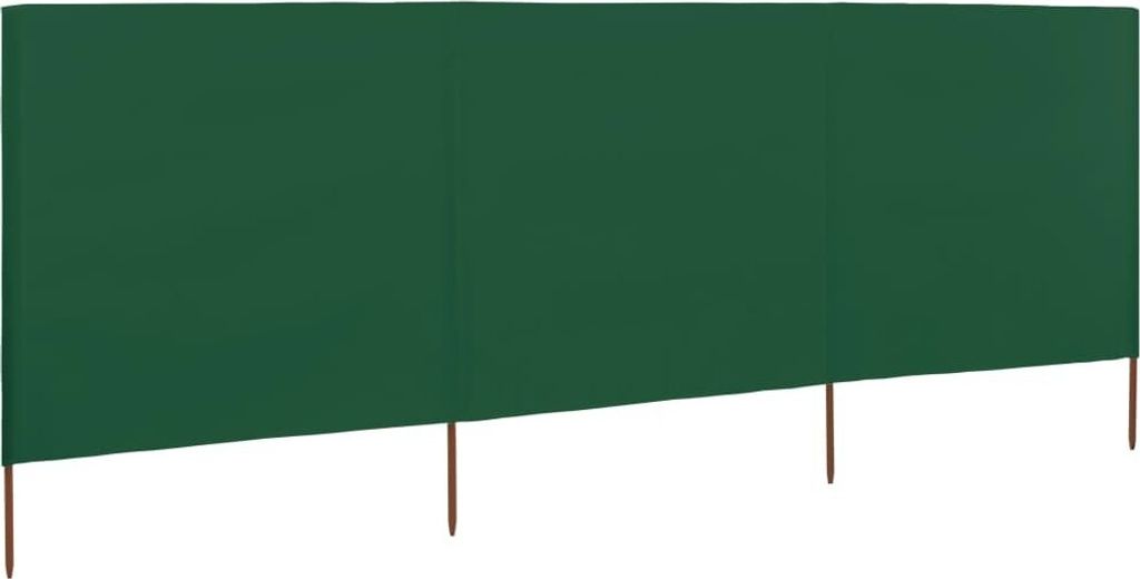 vidaXL 3-częściowa tkanina przeciwwiatrowa 400 x 120 cm Zdjęcie produktu 