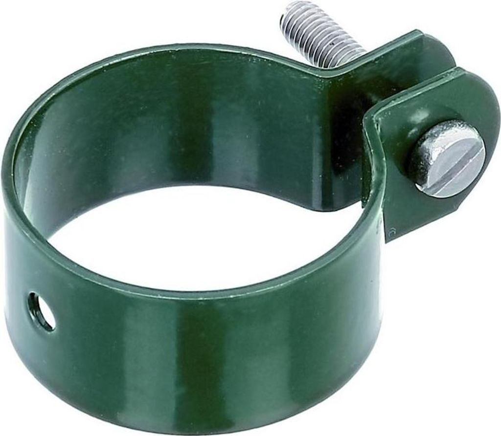 Zaunschelle 48 mm Pfostenschelle Pfosten Maschdrahtzaun Befestigungsschelle