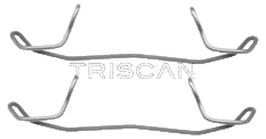 Zubehörsatz Scheibenbremsbelag TRISCAN IAM-Expertise für u.a. AUDI A6