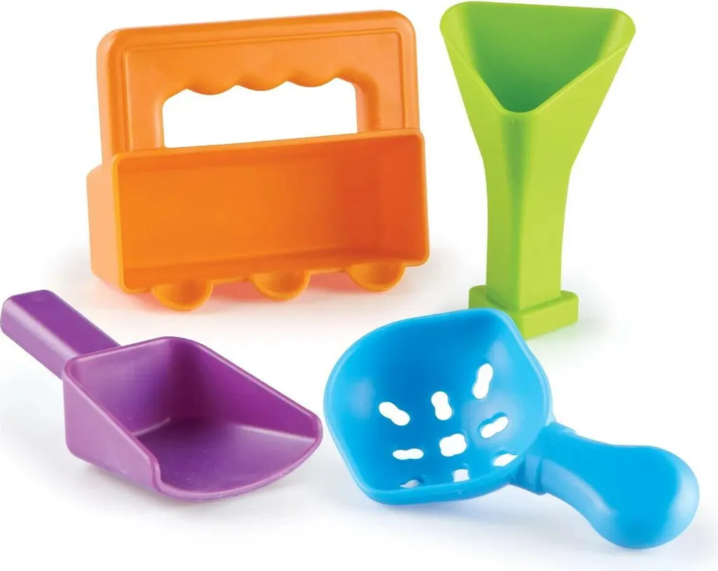Set de pelles de transvasement pour bac sensoriel et jeux de sable