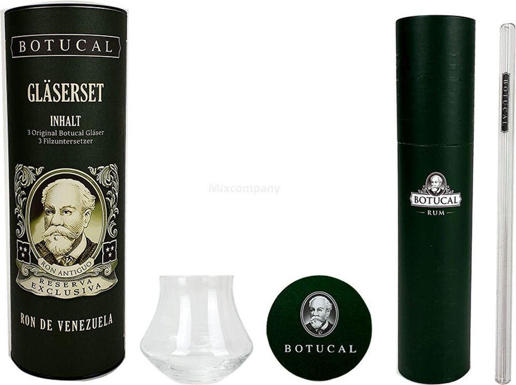Botucal Geschenkset - 20x Botucalstrohhalm + 3x Botucal Produktbild 