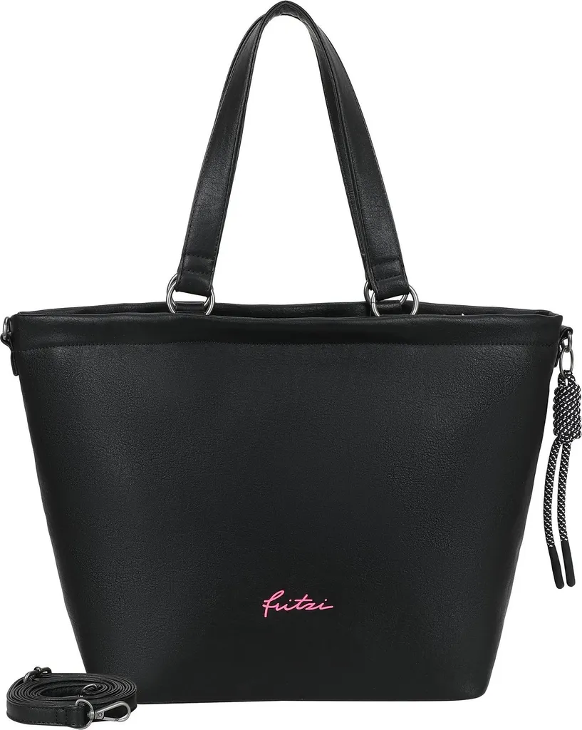 Dites Adieu au Manque de Place avec le Sac Shopper Lou Noir Spacieux