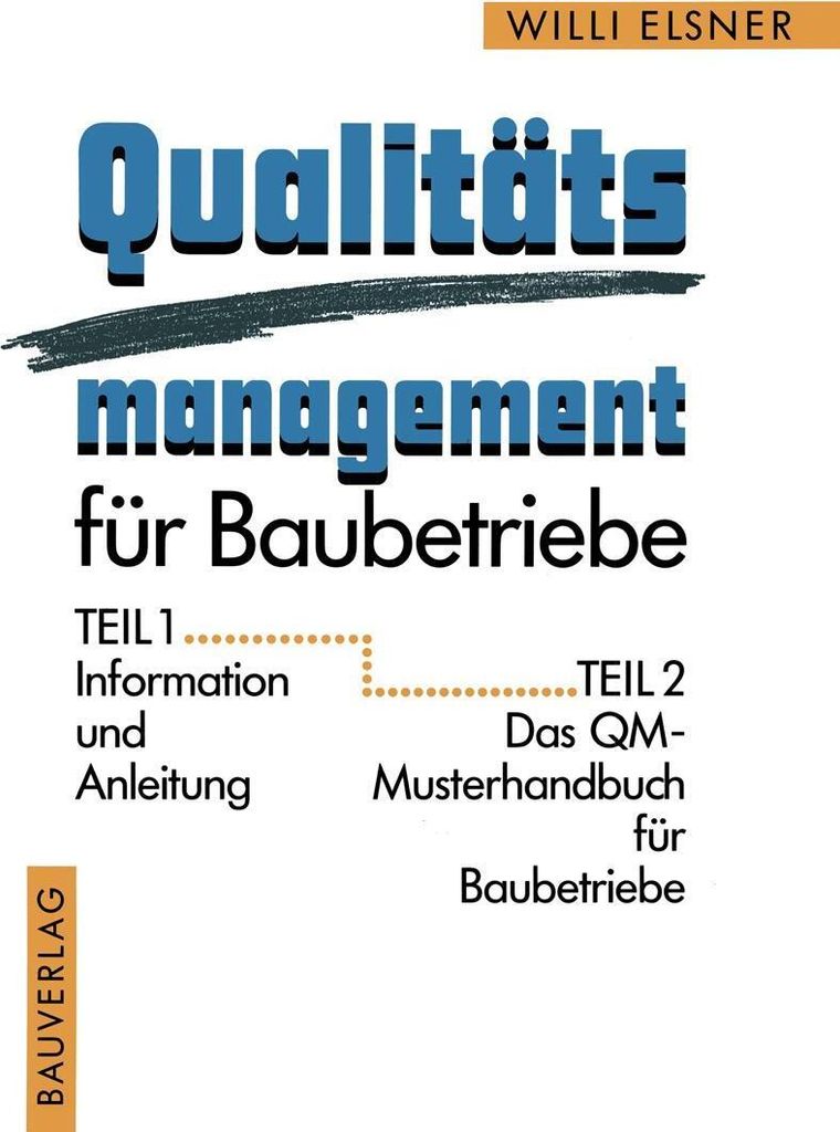 Qualitäts management für Baubetriebe