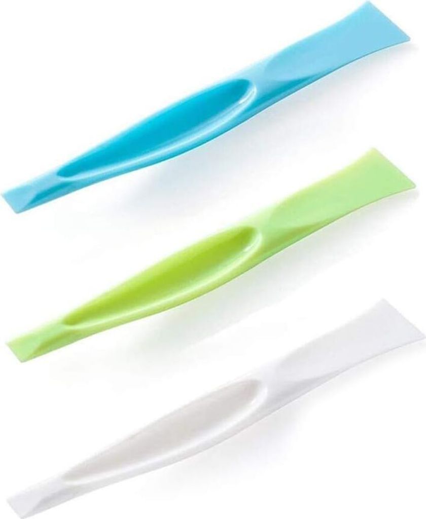 Reinigungsschaber, Küchenschaber aus Kunststoff, vielseitig einsetzbar, steifer Grillschaber, kratzfreies Reinigungswerkzeug, Dosenöffner, Aufkle...