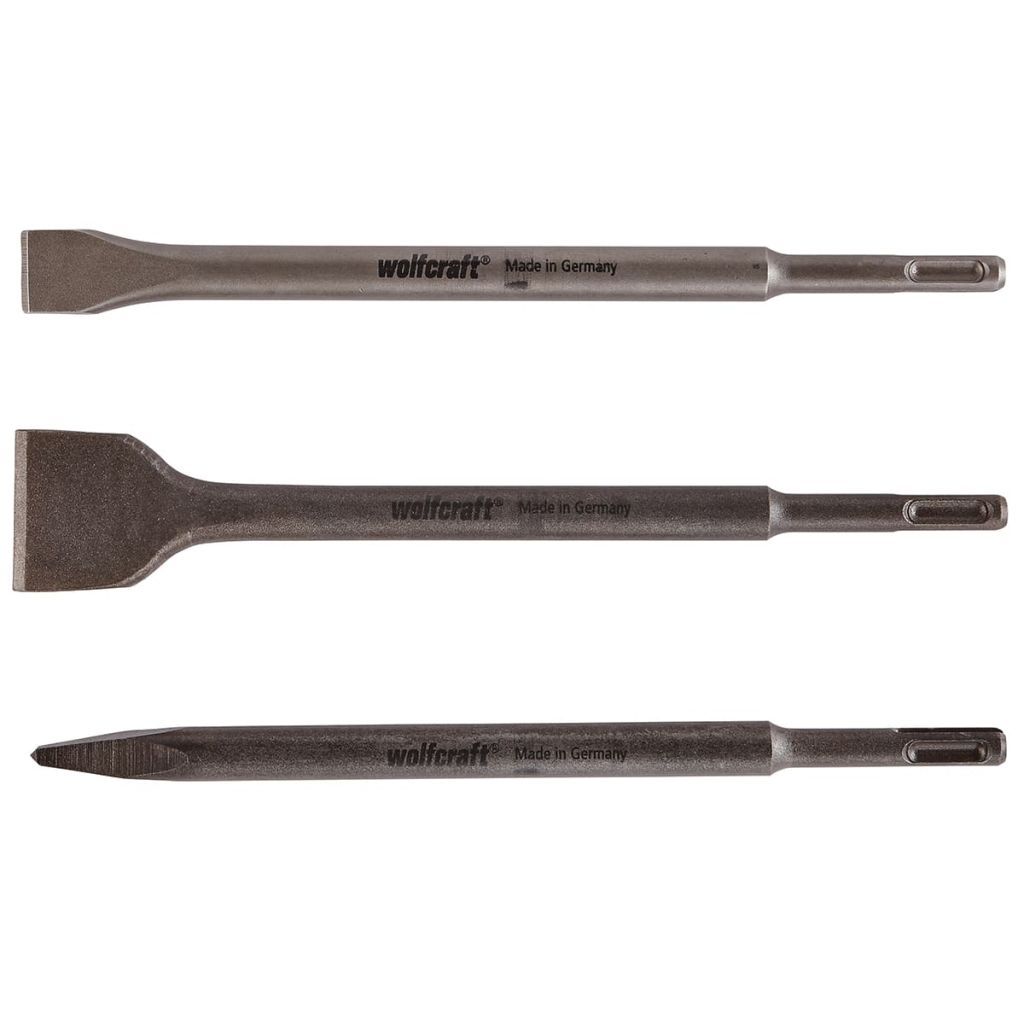 wolfcraft 3-tlg. Meißel-Set 7914000