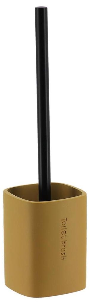 Wc bürste julia aus graviertem polyresin toilet brush - olivgrün - Tendance